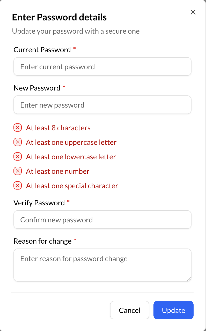 Change Password