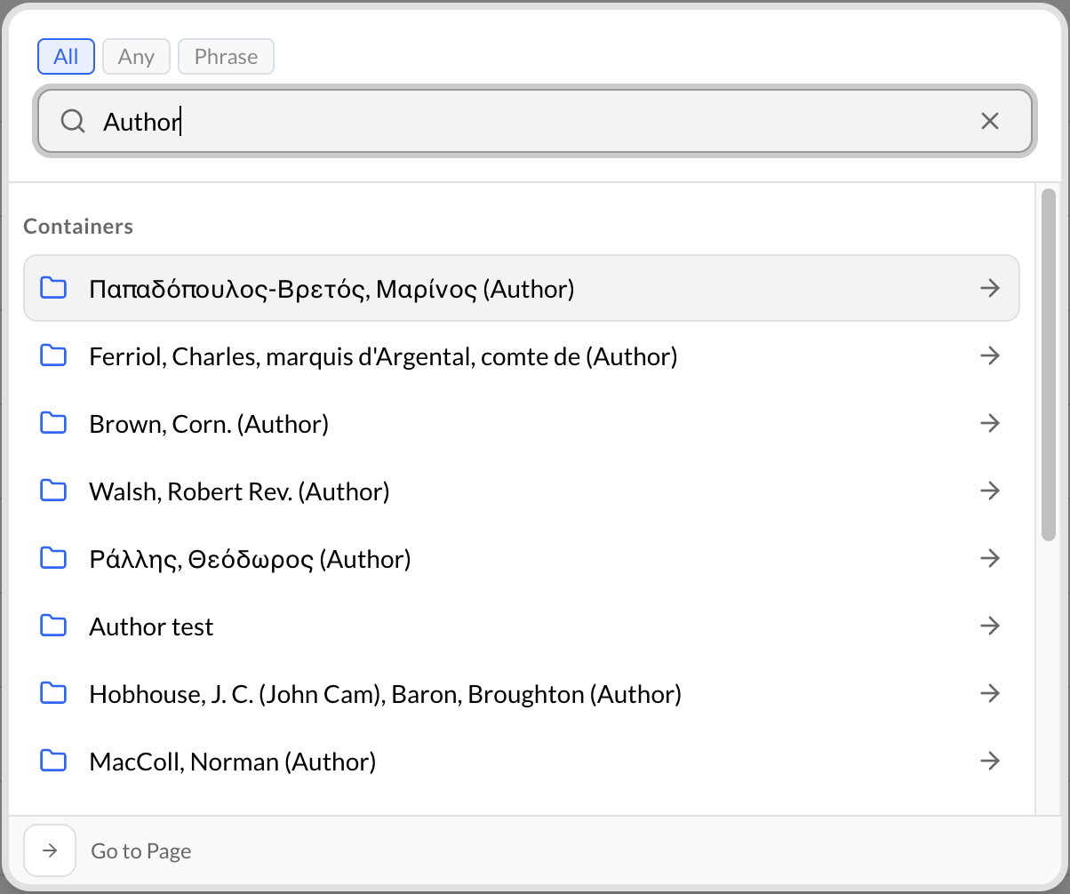 Recommended Searching results
